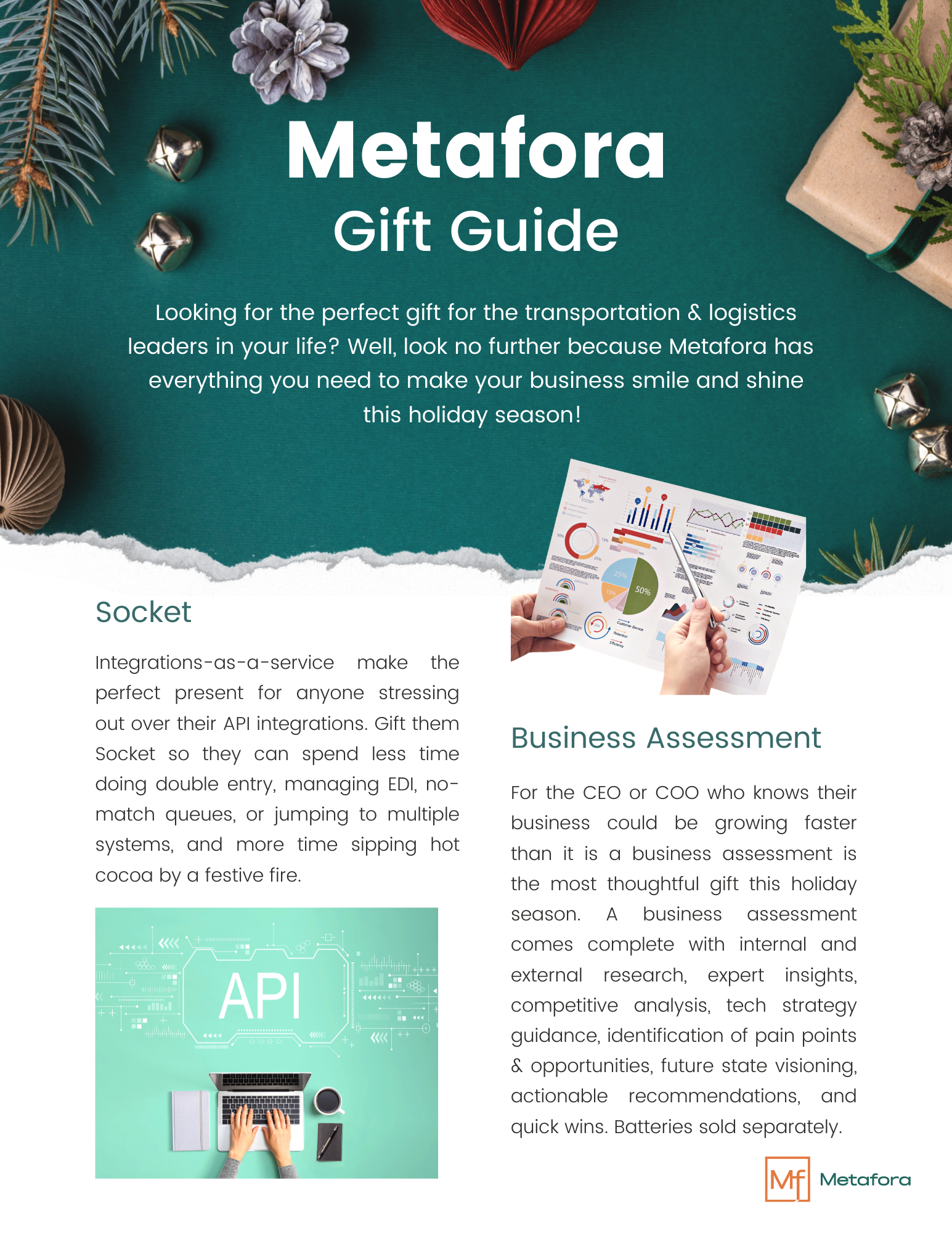 Metafora Gift Guide - Socket - Business Assessment