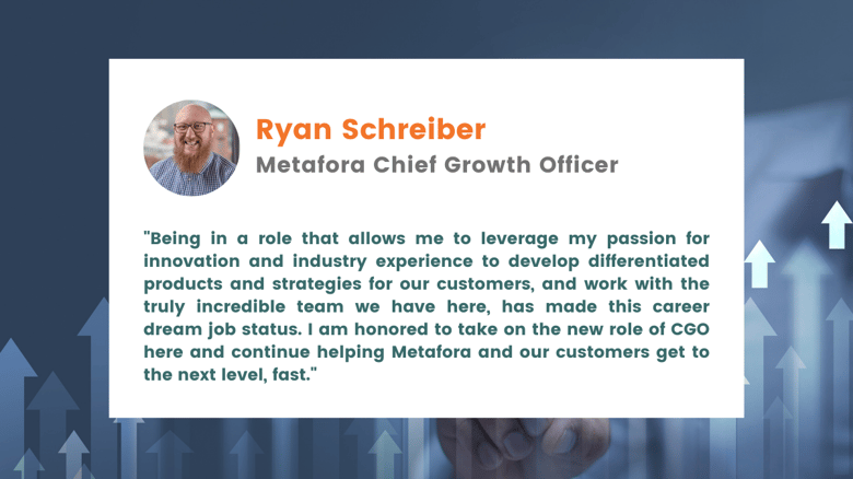 new chief growth officer- Ryan Quote